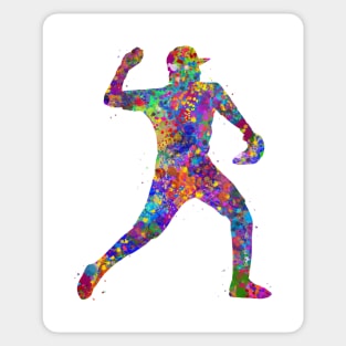 Baseball player Sticker